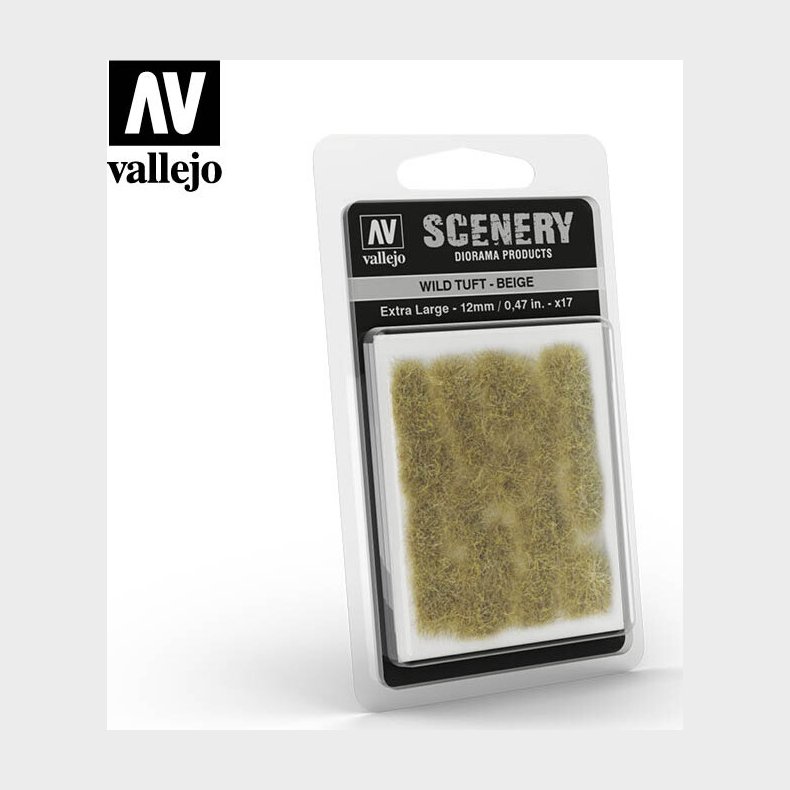 Vallejo - Scenery - Wild Tuft - Beige 12 Mm - Sc429
