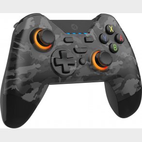 Gioteck - Wx4+ Trdls Controller Til Nintendo Switch - Rgb - Camo Sort