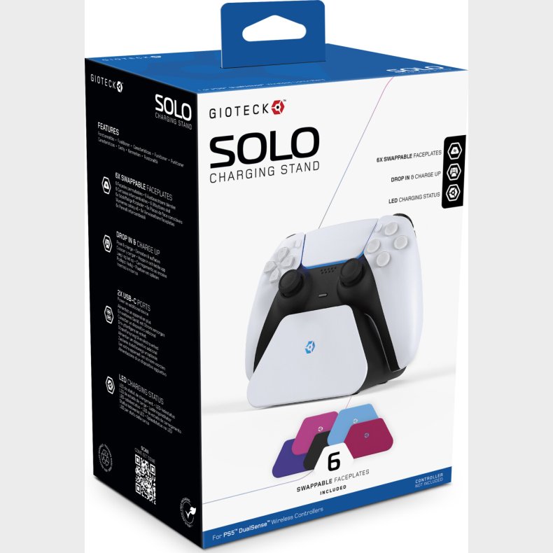 Ps5 Dualsense Ladestation - Solo - Gioteck