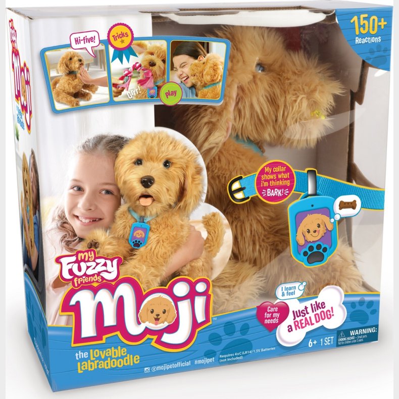 My Fuzzy Friends - Moji Labradoodle Interaktiv Hund Legetj - 37 Cm