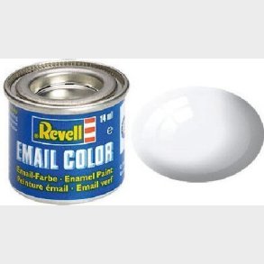 Emalje Maling Til Hobby - Revell - White Gloss 14 Ml