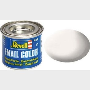 Emalje Maling Til Hobby - Revell - White Mat 14 Ml