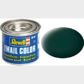 Emalje Maling Til Hobby - Revell - Black Green Mat 14 Ml