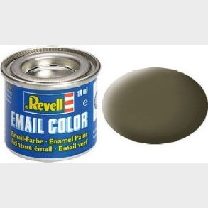 Emalje Maling Til Hobby - Revell - Dark Green Mat Raf 14 Ml