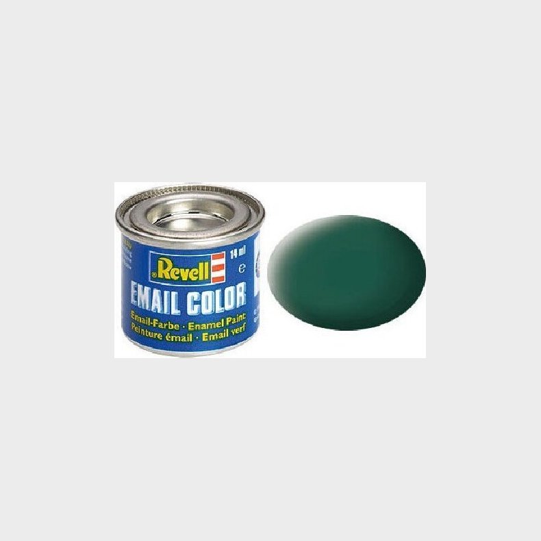 Emalje Maling Til Hobby - Revell - Sea Green Mat 14 Ml