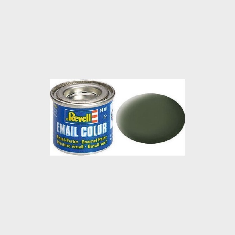 Emalje Maling Til Hobby - Revell - Bronze Green Mat 14 Ml