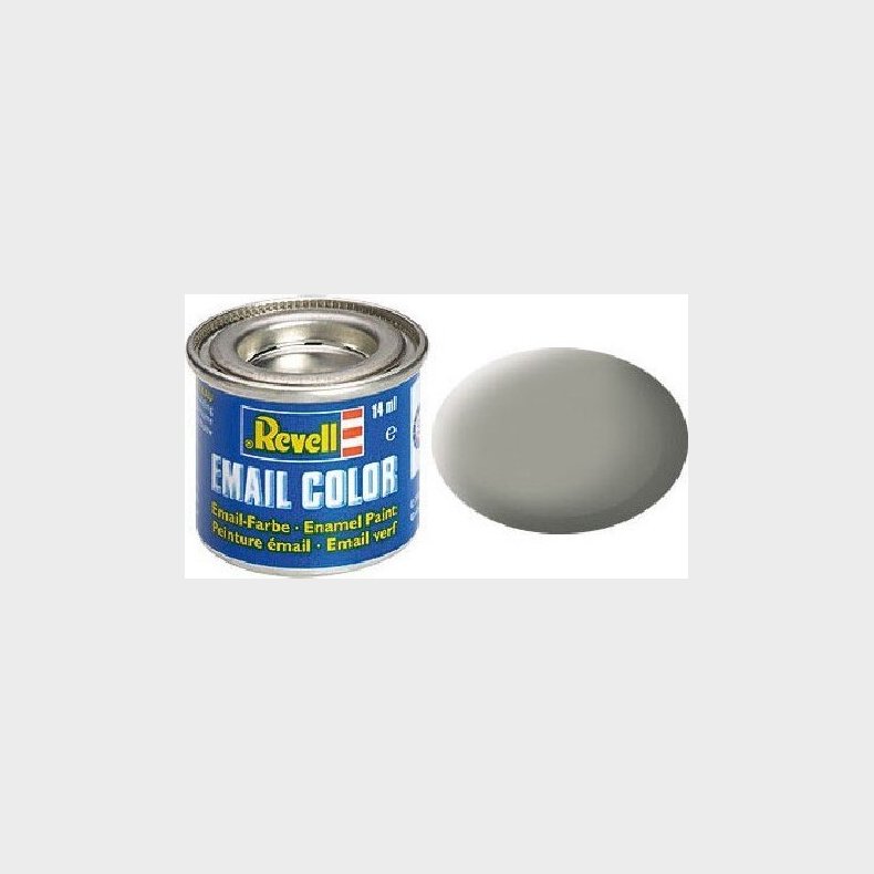 Emalje Maling Til Hobby - Revell - Stone Grey Mat 14 Ml