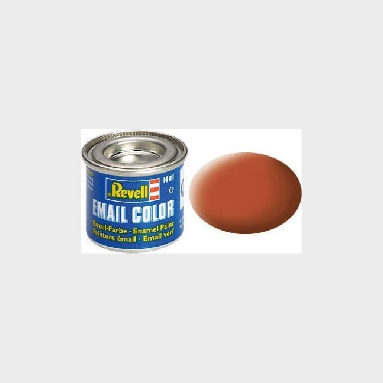 Emalje Maling Til Hobby - Revell - Brown Mat 14 Ml