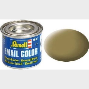 Emalje Maling Til Hobby - Revell - Olive Brown Mat 14 Ml