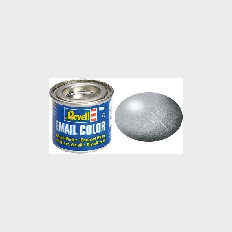 Emalje Maling Til Hobby - Revell - Silver Metallic 14 Ml