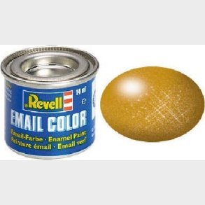 Emalje Maling Til Hobby - Revell - Brass Metallic 14 Ml