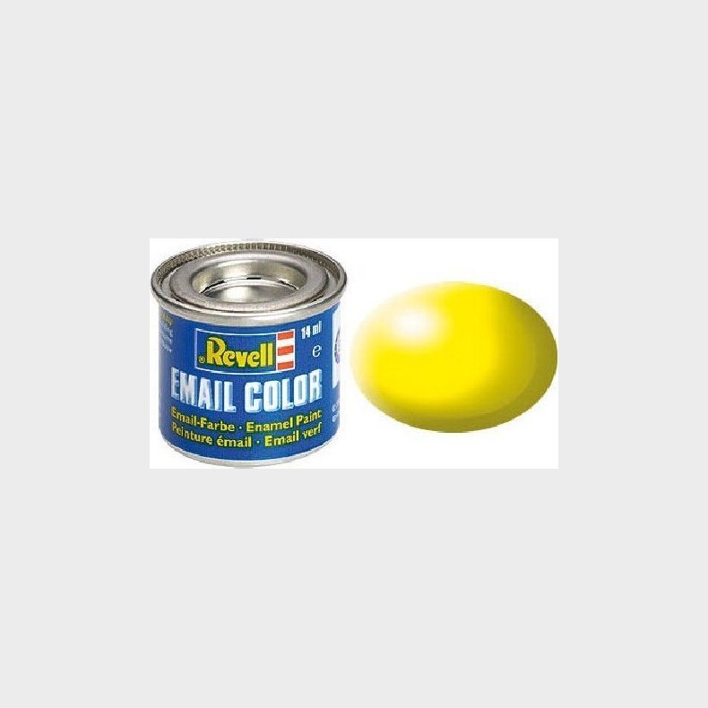 Emalje Maling Til Hobby - Revell - Luminous Yellow Silk 14 Ml