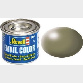 Emalje Maling Til Hobby - Revell - Greyish Green Silk 14 Ml