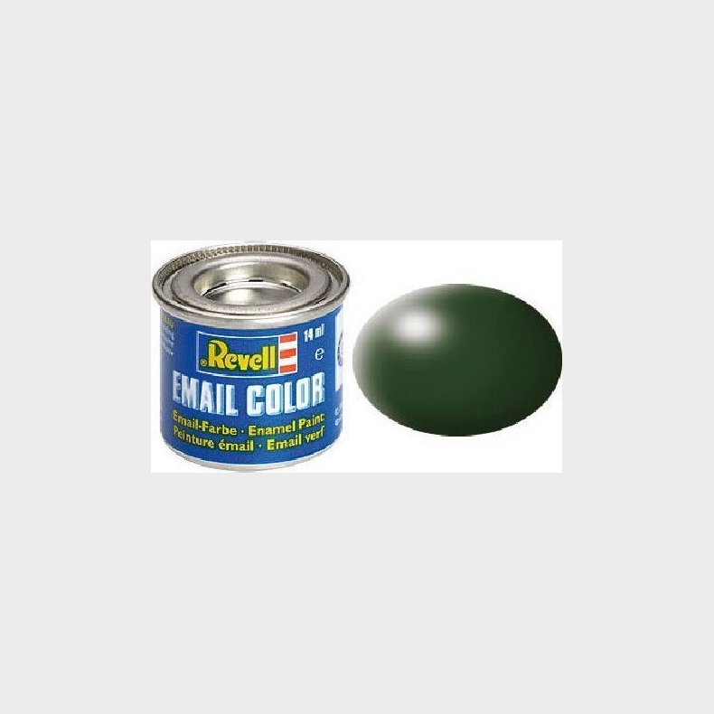 Emalje Maling Til Hobby - Revell - Dark Green Silk 14 Ml