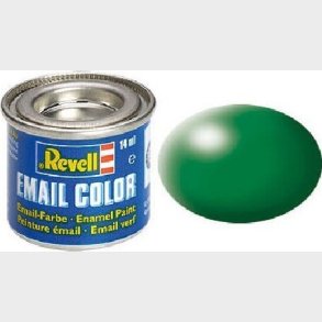 Emalje Maling Til Hobby - Revell - Leaf Green Silk 14 Ml