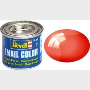 Emalje Maling Til Hobby - Revell - Red Clear 14 Ml
