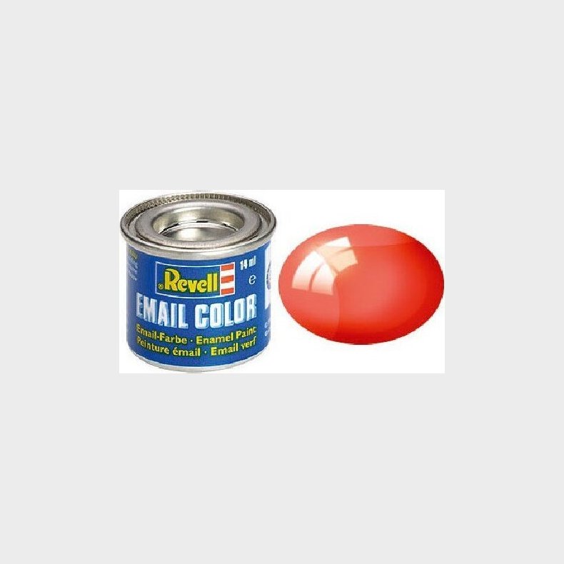 Emalje Maling Til Hobby - Revell - Red Clear 14 Ml