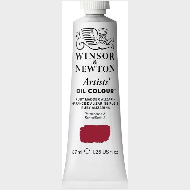 Winsor &amp; Newton - Oliemaling - Artists - Ruby Madder Alizarin 37 Ml