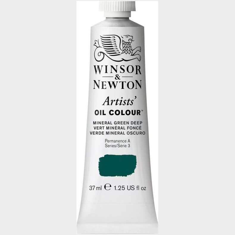 Winsor &amp; Newton - Oliemaling - Artists - Mineral Green Deep 37 Ml