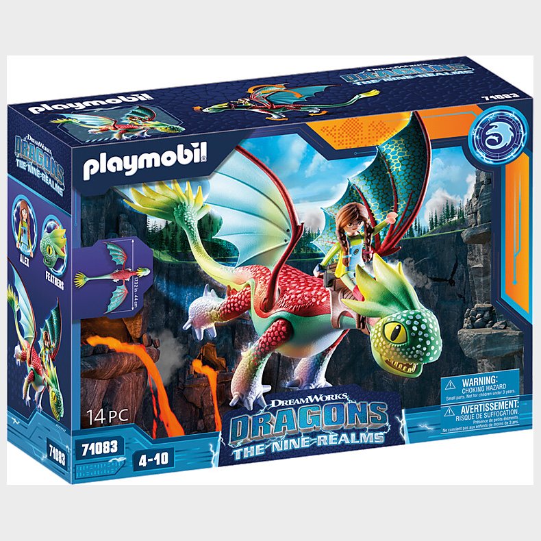 Playmobil Dragons - Feathers &amp; Alex - 71083