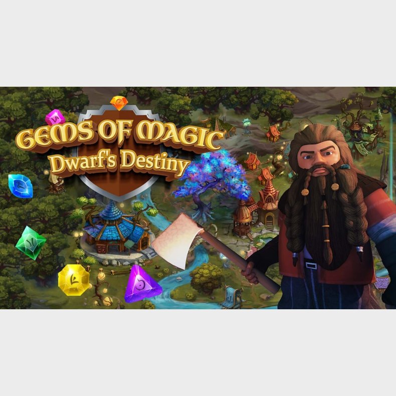 Gems Of Magic: Dwarf's Destiny (code In A Box) - Nintendo Switch