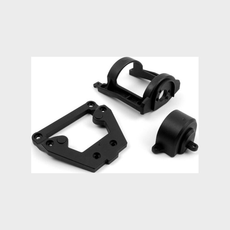 Blackzon - Motor Mount + Front Steering Plate St - 540130