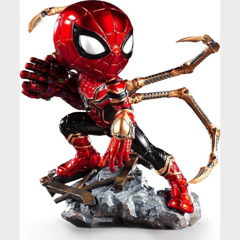 Spider-man Statuette - Iron Spider - Avengers Endgame - Iron Studios - 13 Cm