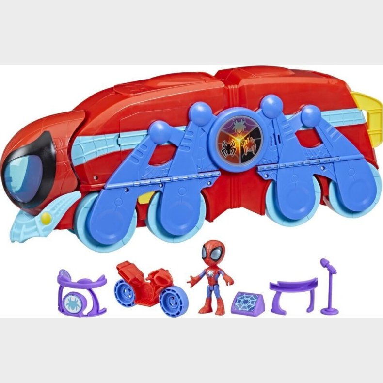 Spidey Legetj - Spider Crawl-r Legest Med Lyd - 2-i-1 - 61 Cm