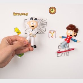 Back To The Future Figurer Og Klistermrker - Comic On's