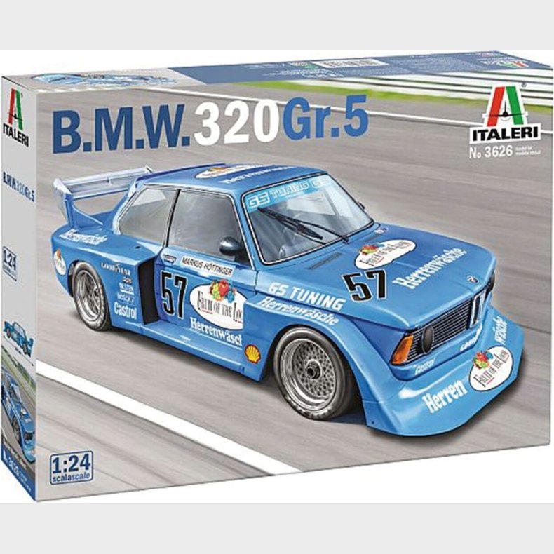 Italeri - Bmw 320 Bil Byggest - 1:24 - 3626