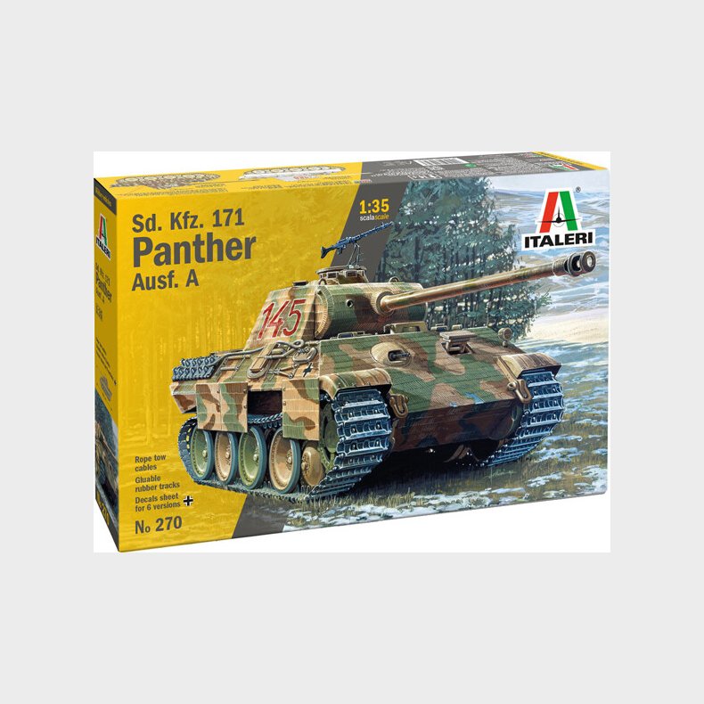 Italeri - Sd. Kfz. 171 Panther Tank Byggest - 1:35 - 270