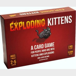 Exploding Kittens Spil - Dansk