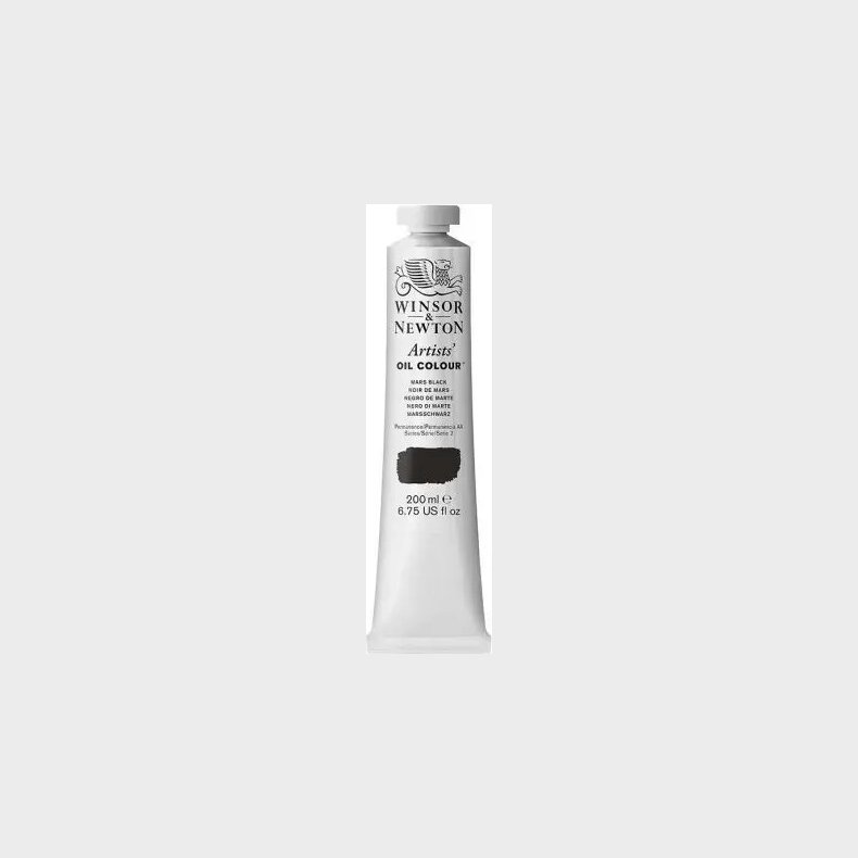 Winsor &amp; Newton - Oliemaling - Artists - Mars Black 200 Ml