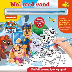 Paw Patrol - Mal Med Vand Malebog - Diverse - Bog