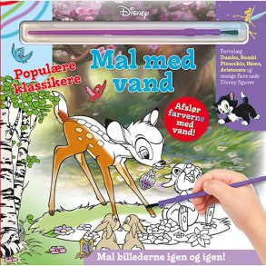 Disney Malebog - Mal Med Vand - Populre Klassikere - Diverse - Bog