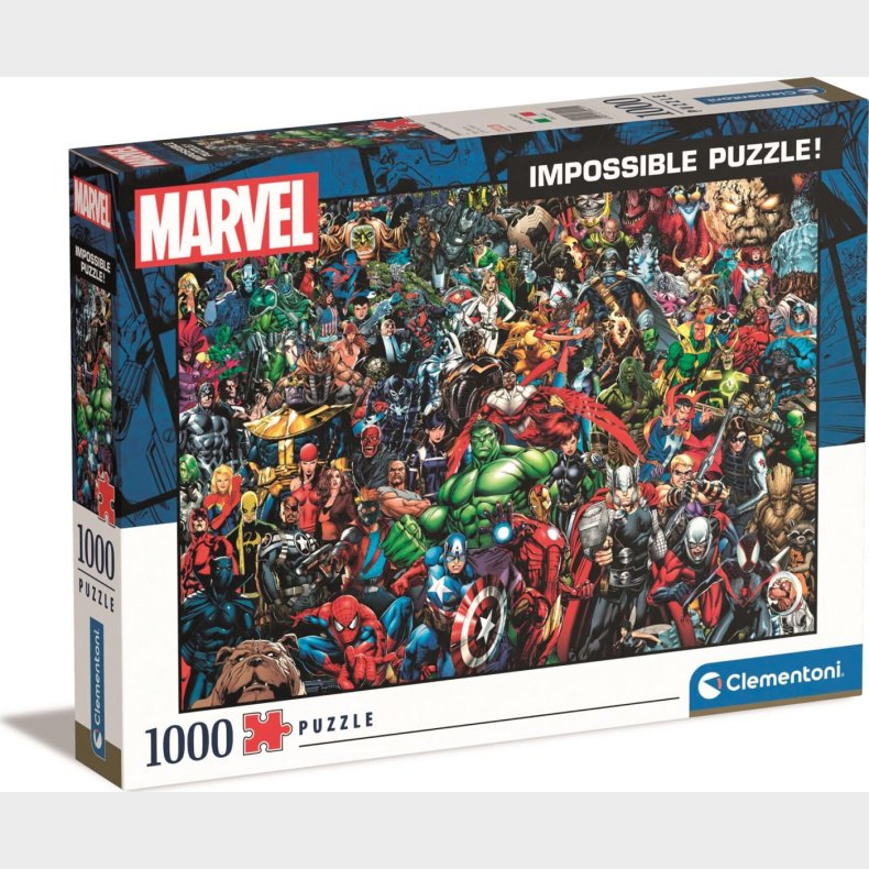 Marvel Puslespil - 1000 Brikker - Clementoni - Impossible