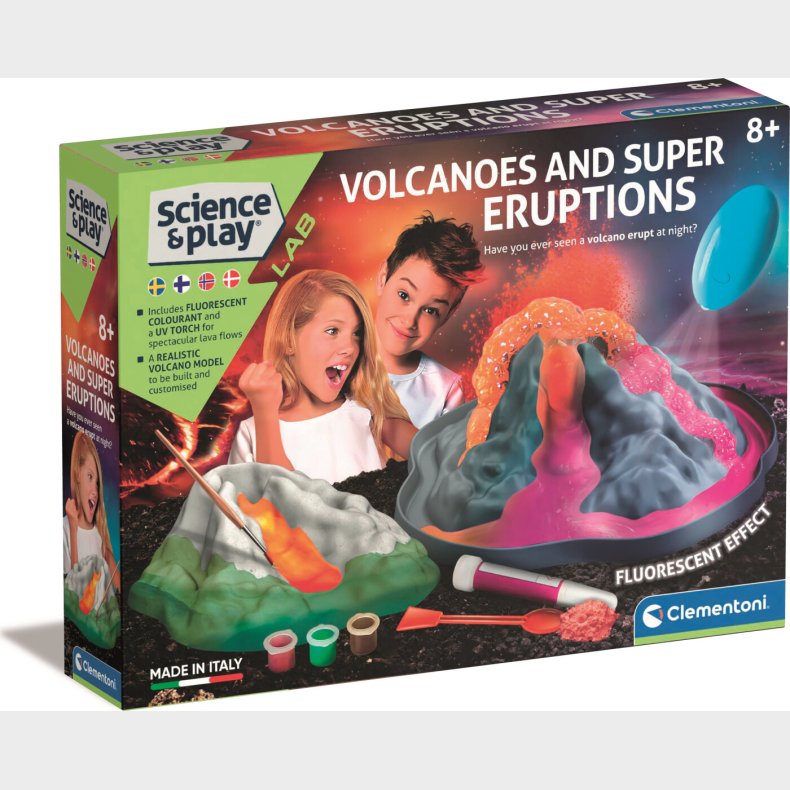 Clementoni Science &amp; Play - Vulkaner Eksperiment Legetj