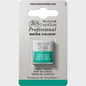 Winsor & Newton - Akvarelfarve 1/2 Blok - Cobalt Green