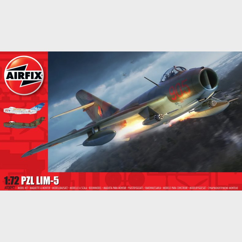 Airfix - Pzl Lim-5 Fly Byggest - 1:72 - A03092