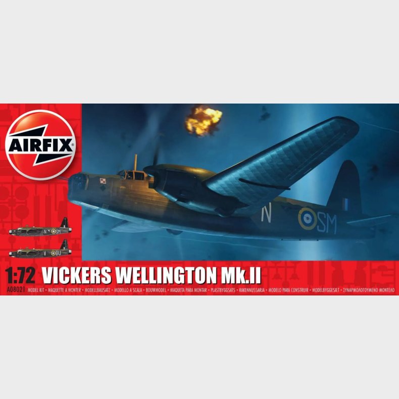 Airfix - Vickers Wellington Fly Byggest - 1:72 - A08021