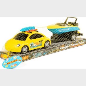 Legetjs Bil Med Bd P Trailer - Polesie - 40 Cm