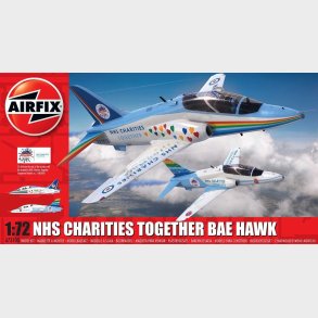 Airfix - Nhs Charities Together Bae Hawk Fly Byggest - 1:72 - A73100