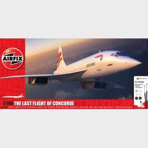 Airfix - Concorde Fly Byggest Inkl. Maling - 1:144 - A50189