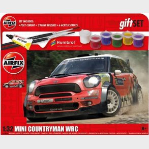 Airfix - Mini Country Wrc Bil Byggest Inkl. Maling - 1:32 - A55304a