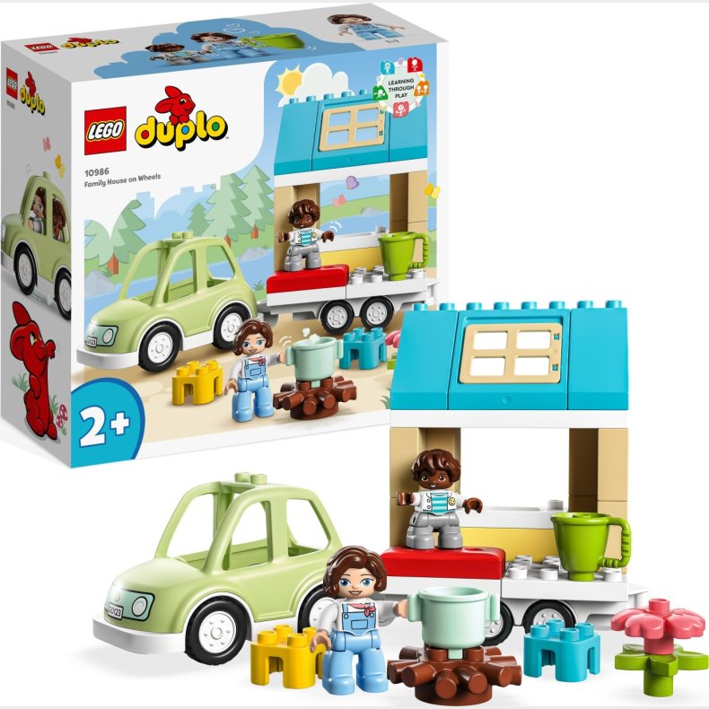 Lego Duplo - Familiehus P Hjul - 10986