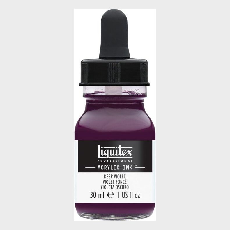 Liquitex - Acrylic Ink Blk - Deep Violet 30 Ml