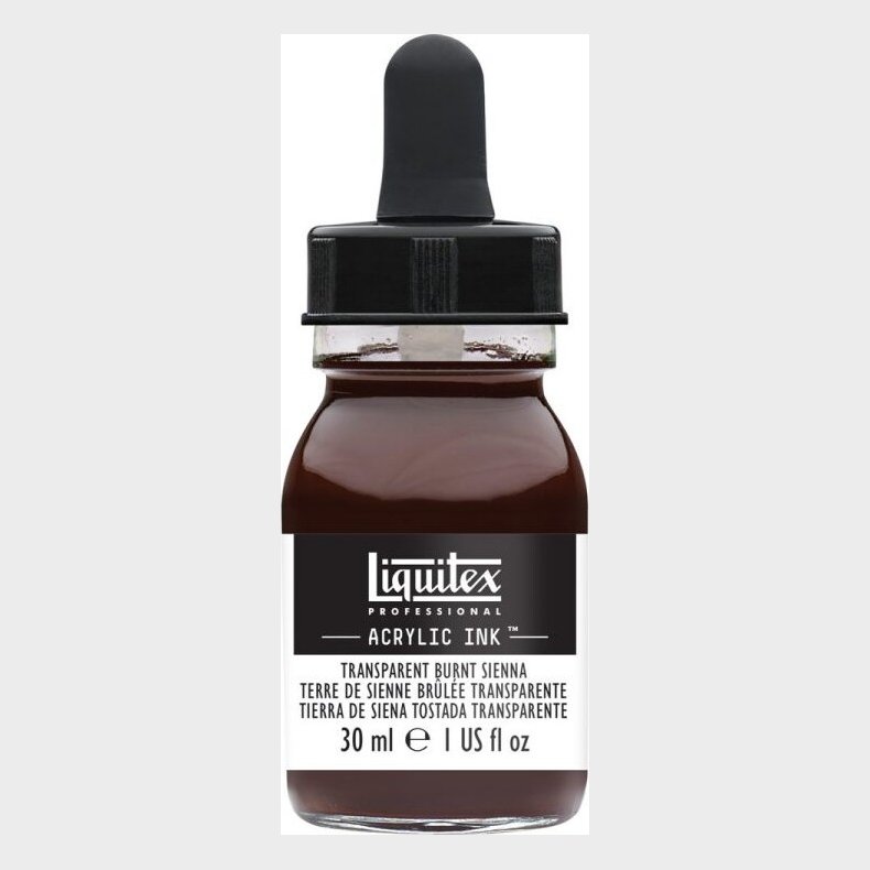 Liquitex - Acrylic Ink - Transparent Burnt Sienna 30 Ml