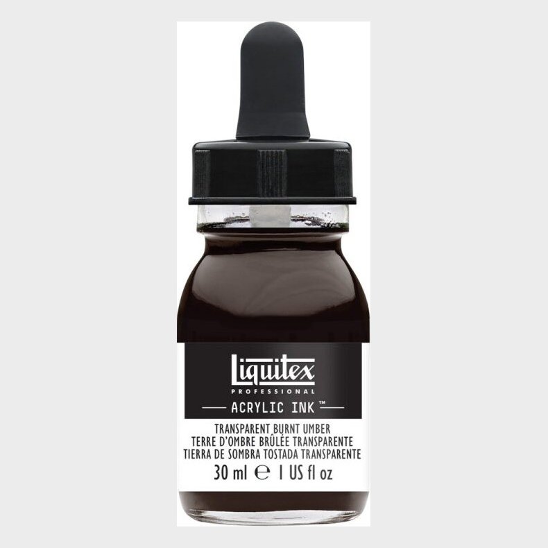 Liquitex - Acrylic Ink - Transparent Burnt Umber 30 Ml