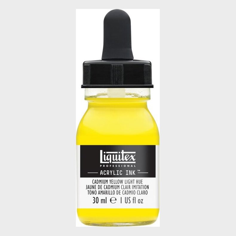 Liquitex - Acrylic Ink - Blk - Cadmium Yellow Light Hue 30 Ml