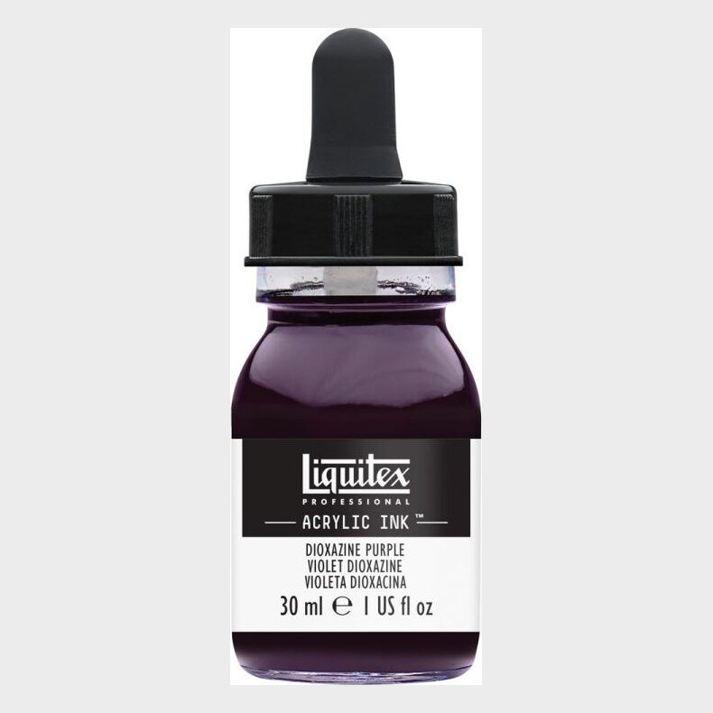 Liquitex - Acrylic Ink Blk - Dioxazine Purple 30 Ml